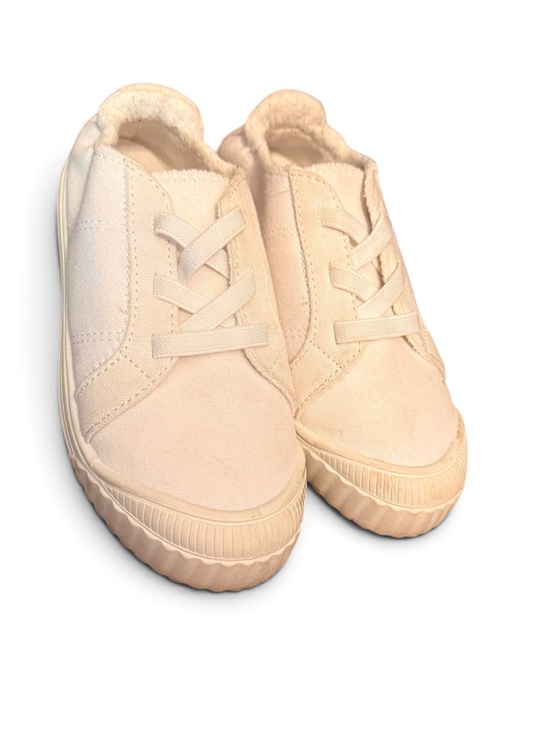 wonder nation Other - Kids Canvas Slip-On Sneakers in Cream Wonder Nation